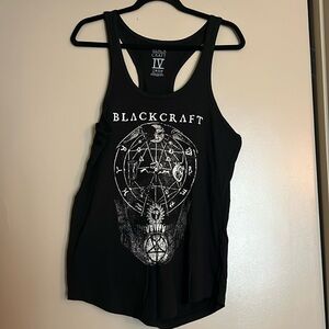 Blackcraft racer back tank occult